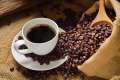 bag of roasted coffee beans